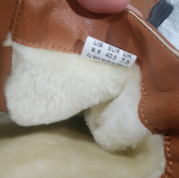 Savaii Women's Tan Boots Lined With Fur Size 9.5 - Picture 7 of 7